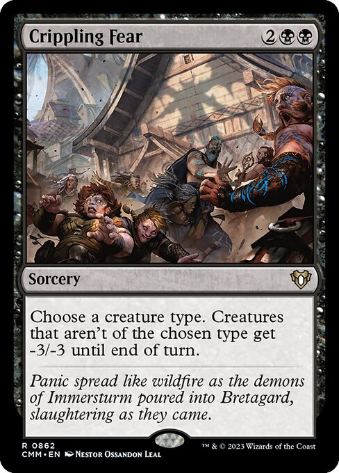 Crippling Fear (862) [Commander Masters]