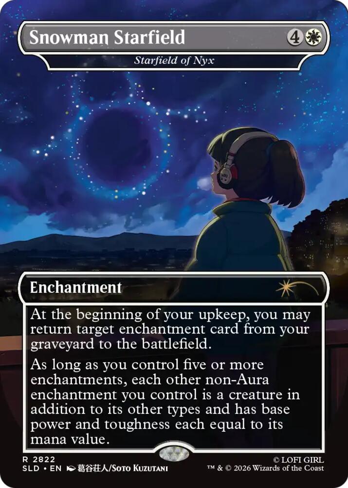 Snowman Starfield - Starfield of Nyx (2822) [Secret Lair Drop]