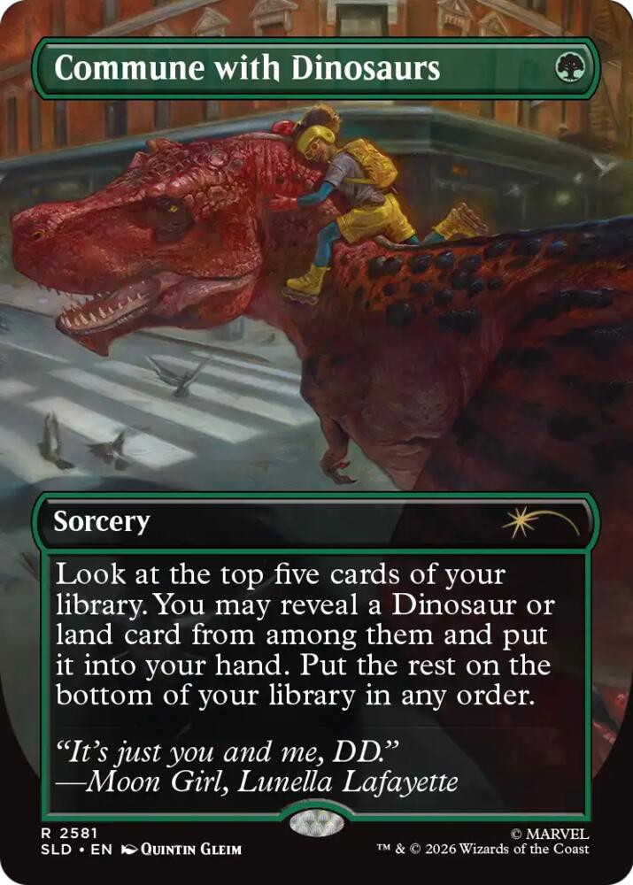 Commune with Dinosaurs (2581) [Secret Lair Drop]