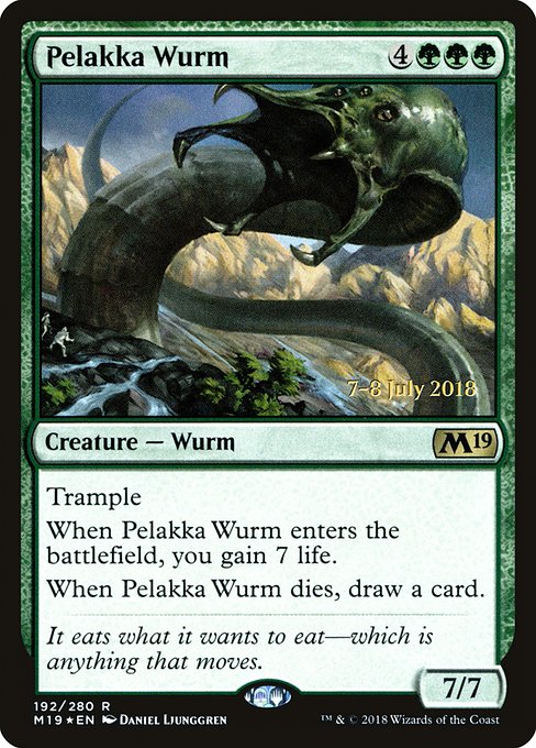 Pelakka Wurm (192s) [Core Set 2019 Promos]
