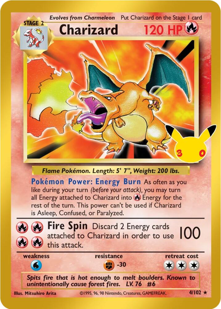 Charizard (4/102) [ME: 30th Celebration Classic Collection]