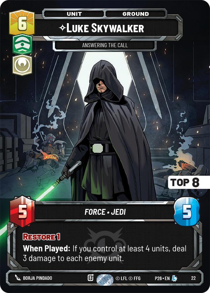 Luke Skywalker -  Answering the Call (Top 8) (22) [Sector and Regional Promos: Season 2]