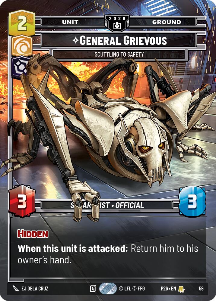 General Grievous - Scuttling to Safety (59) [Sector and Regional Promos: Season 2]