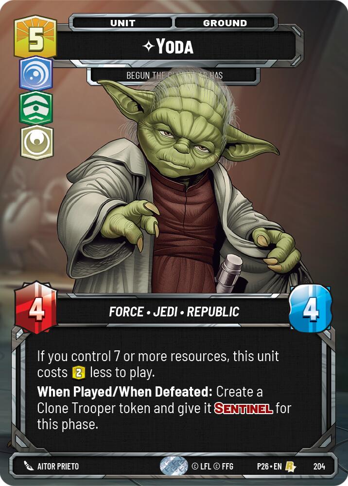 Yoda - Begun, the Clone War Has (204) [Sector and Regional Promos: Season 2]