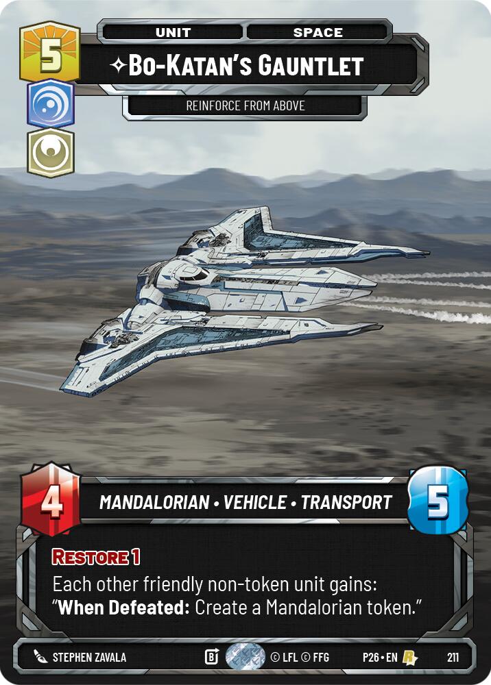 Bo-Katan's Gauntlet - Reinforce from Above (211) [Sector and Regional Promos: Season 2]
