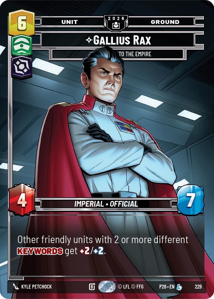 Gallius Rax - Counselor to the Empire (229) [Sector and Regional Promos: Season 2]