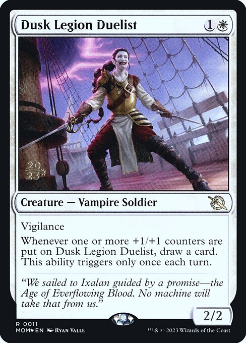 Dusk Legion Duelist (11s) [March of the Machine Promos]