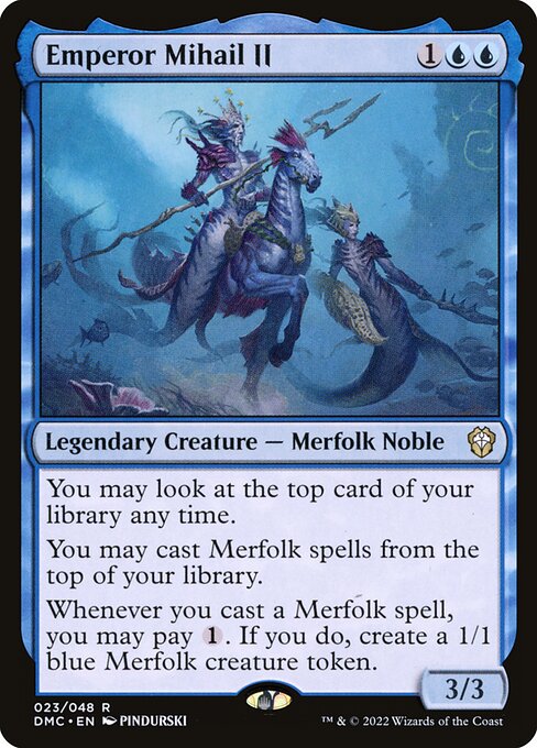 Emperor Mihail II (23) [Dominaria United Commander]