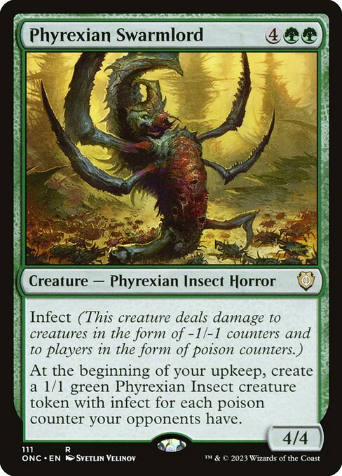 Phyrexian Swarmlord (111) [Phyrexia: All Will Be One Commander]
