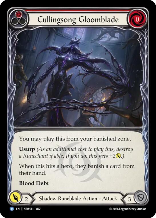 Cullingsong Gloomblade (SBW011) [Silver Age: Usurp the Shadow Throne]