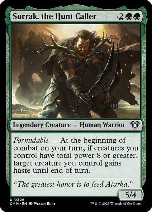 Surrak, the Hunt Caller (326) [Commander Masters]