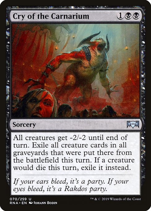 Cry of the Carnarium (70) [Ravnica Allegiance]