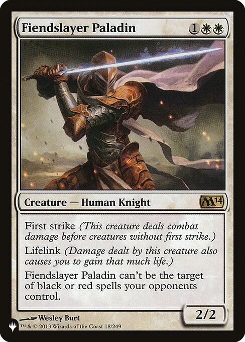 Fiendslayer Paladin (M14-18) [The List]
