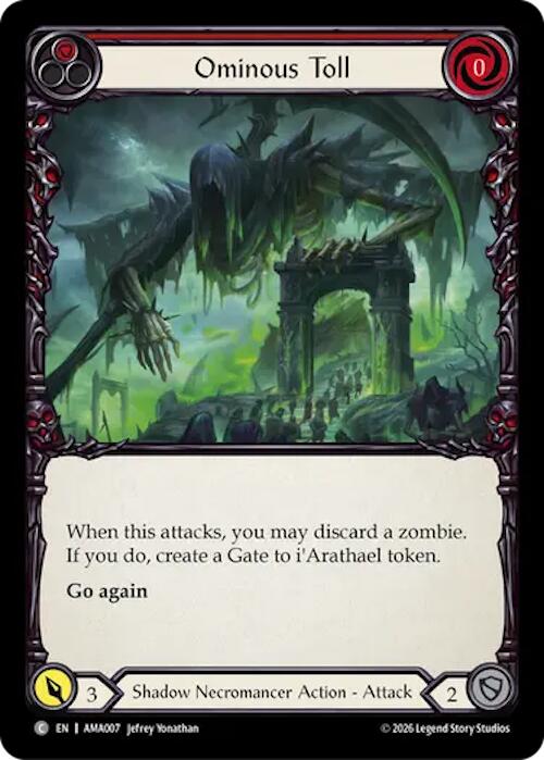 Ominous Toll (AMA007) [Armory Deck: Malice]
