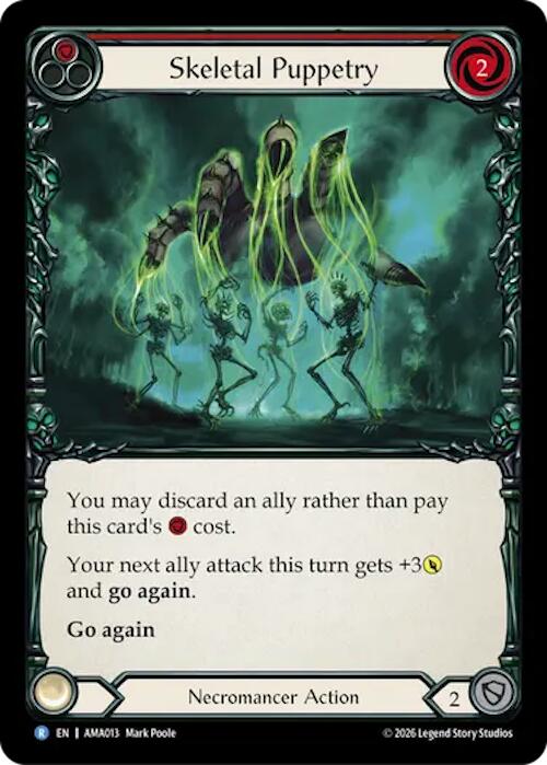Skeletal Puppetry (Red) (AMA013) [Armory Deck: Malice]