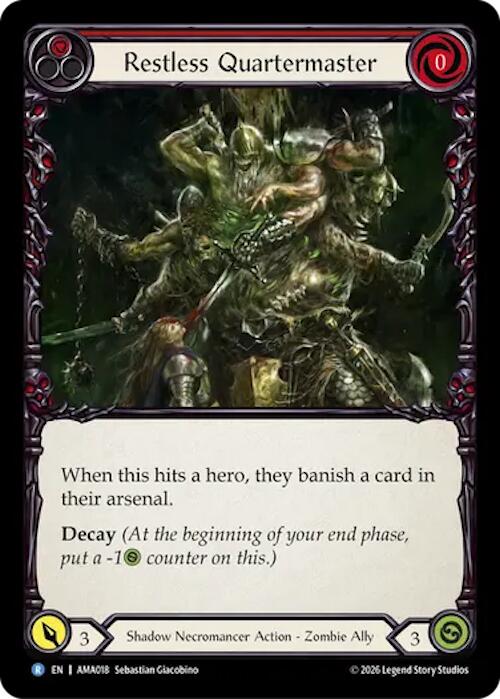 Restless Quartermaster (AMA018) [Armory Deck: Malice]