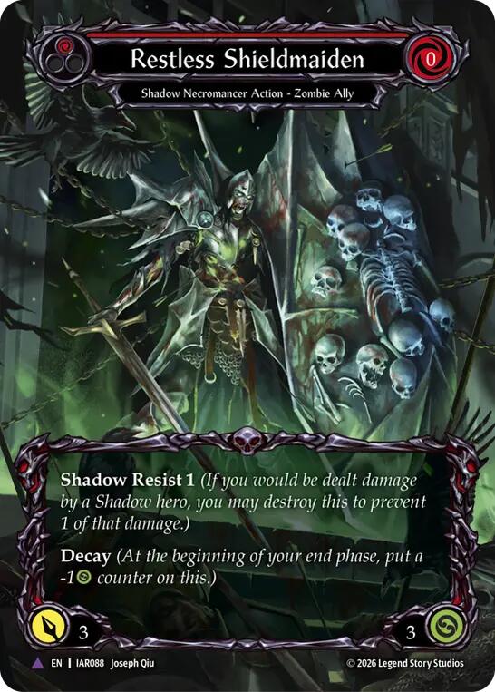 Restless Shieldmaiden (Marvel) (IAR088) [Usurp the Shadow Throne]