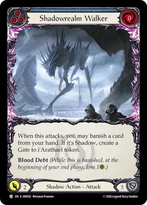 Shadowrealm Walker (Blue) (IAR202) [Usurp the Shadow Throne]