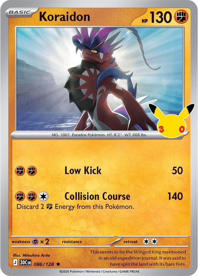 Koraidon (086/128) [ME: 30th Celebration]