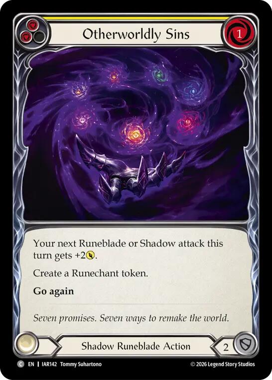 Otherworldly Sins (Yellow) (IAR142) [Usurp the Shadow Throne]