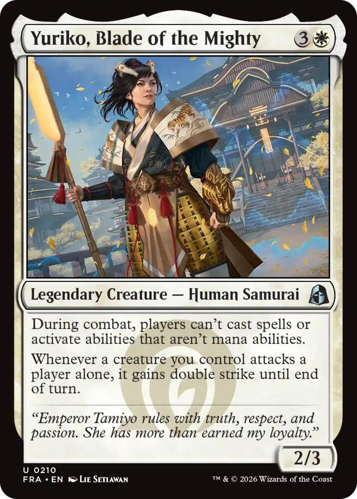 Yuriko, Blade of the Mighty (210) [Reality Fracture]