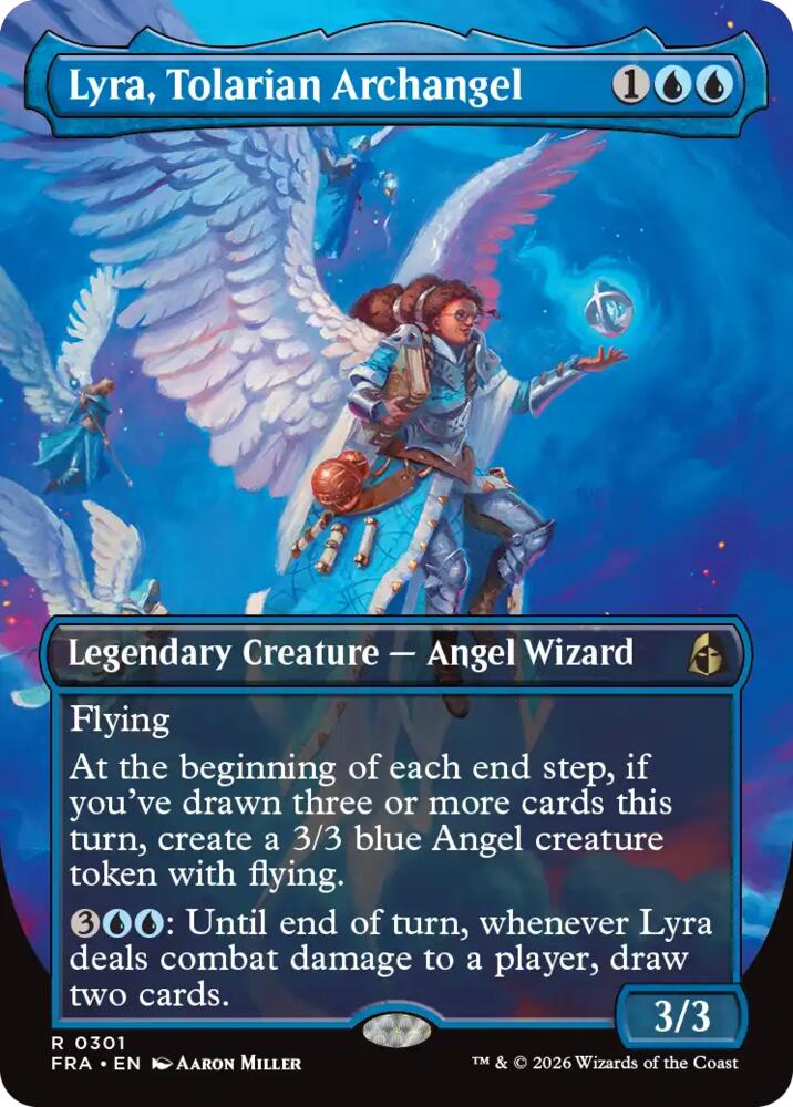 Lyra, Tolarian Archangel (Borderless) (301) [Reality Fracture]