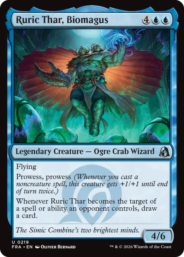 Ruric Thar, Biomagus (219) [Reality Fracture]
