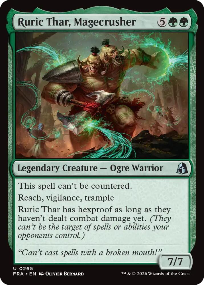 Ruric Thar, Magecrusher (265) [Reality Fracture]