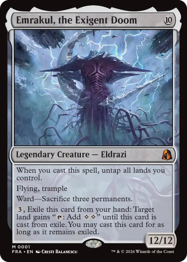 Emrakul, the Exigent Doom (1) [Reality Fracture]