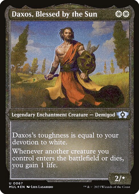 Daxos, Blessed by the Sun (67) [Multiverse Legends]
