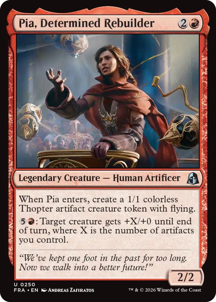 Pia, Determined Rebuilder (250) [Reality Fracture]