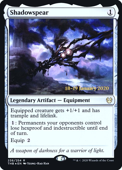 Shadowspear (236s) [Theros Beyond Death Promos]