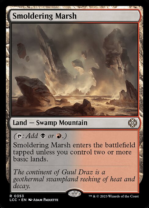 Smoldering Marsh (353) [The Lost Caverns of Ixalan Commander]