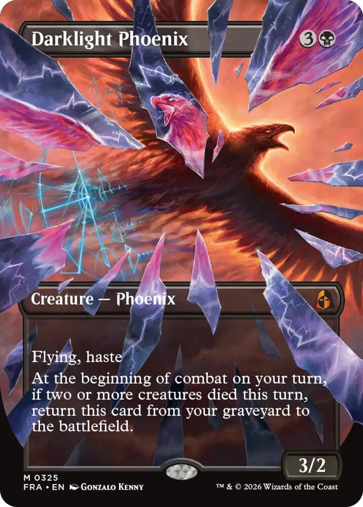 Darklight Phoenix (Borderless) (0325) [Reality Fracture]