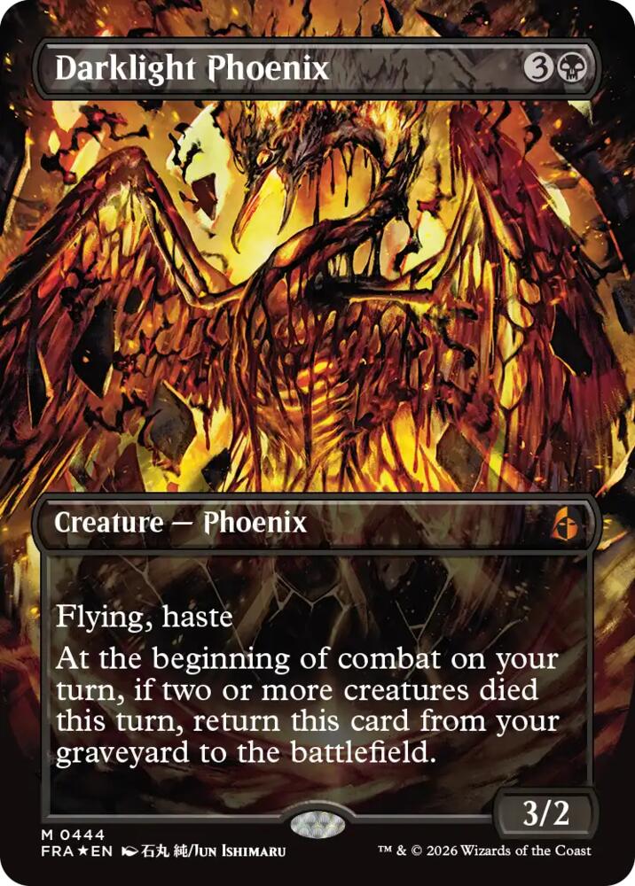 Darklight Phoenix (Borderless) (0444) [Reality Fracture]