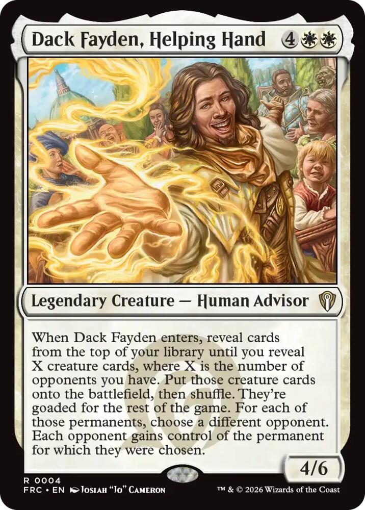 Dack Fayden, Helping Hand (4) [Reality Fracture Commander]