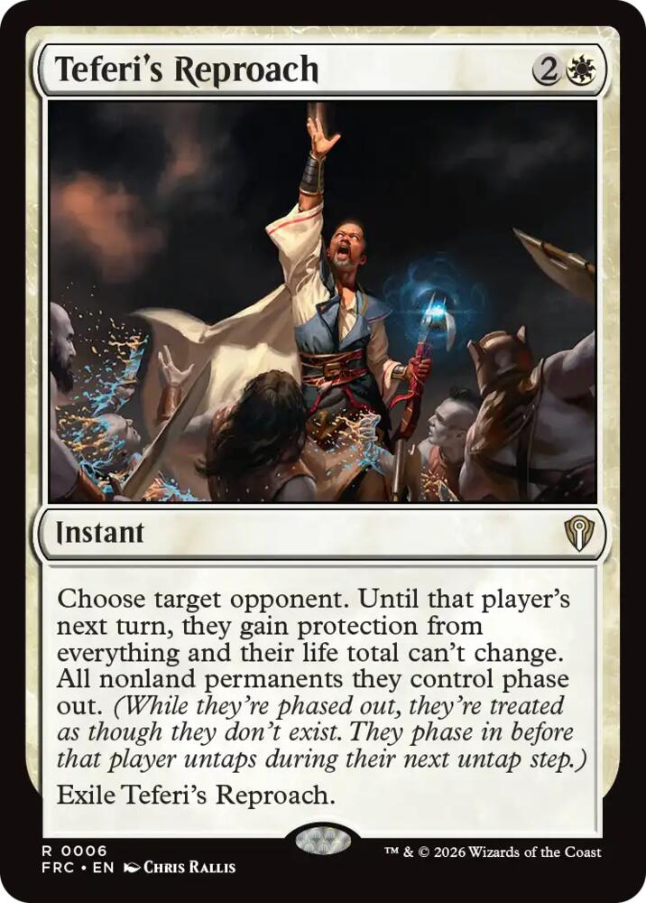 Teferi's Reproach (6) [Reality Fracture Commander]