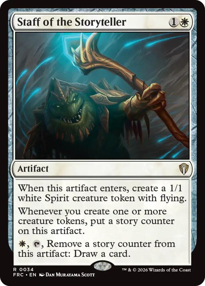 Staff of the Storyteller (34) [Reality Fracture Commander]