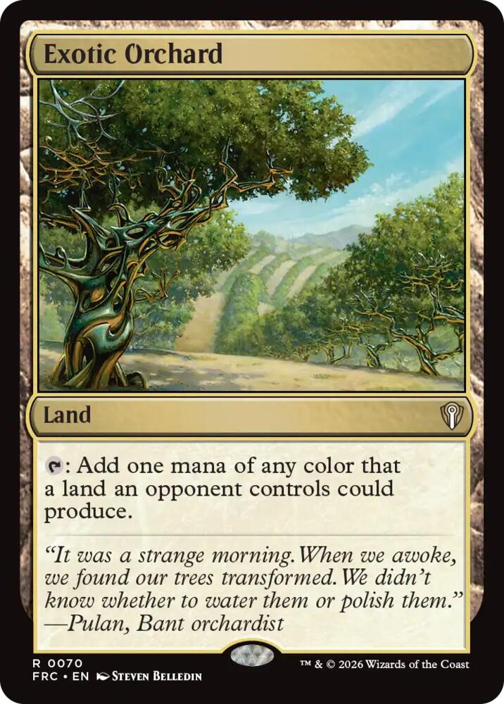 Exotic Orchard (70) [Reality Fracture Commander]