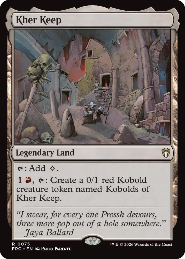 Kher Keep (75) [Reality Fracture Commander]