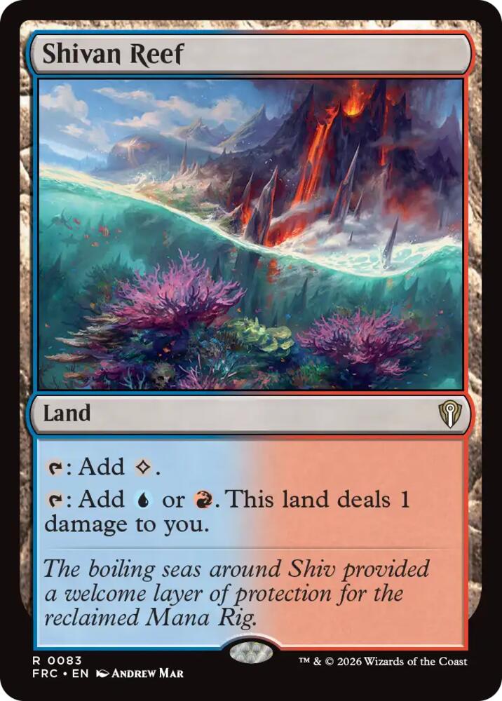 Shivan Reef (83) [Reality Fracture Commander]