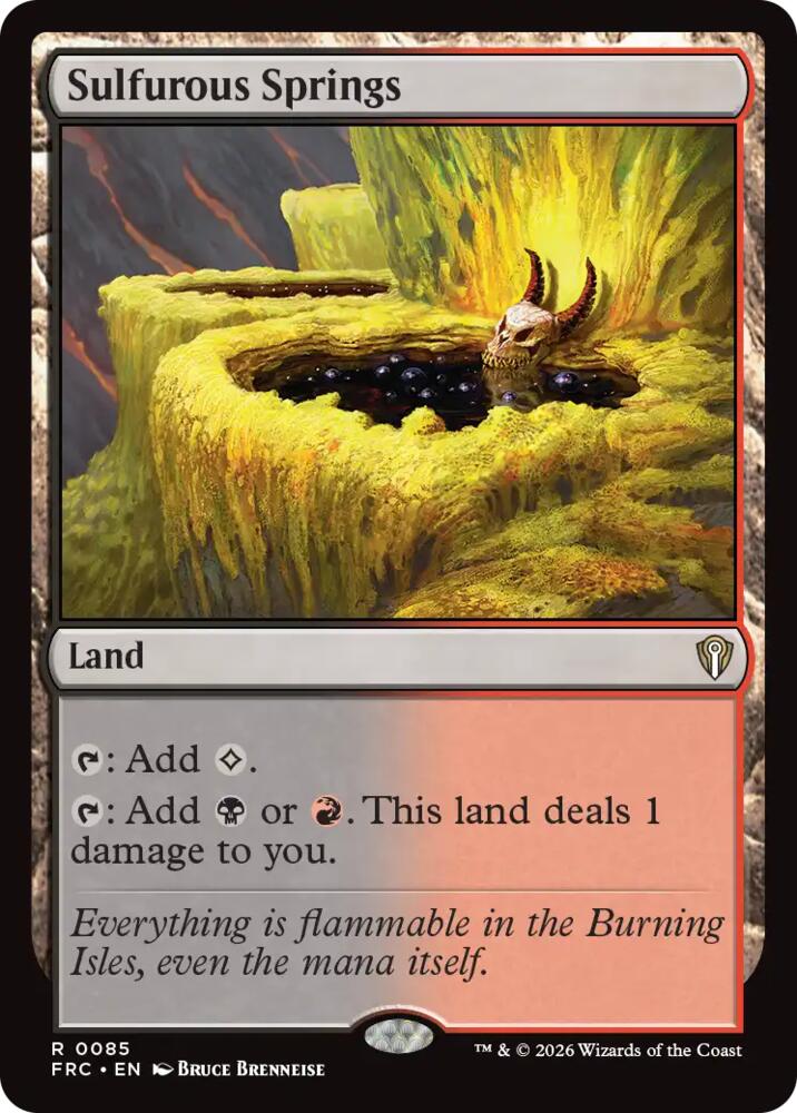 Sulfurous Springs (85) [Reality Fracture Commander]