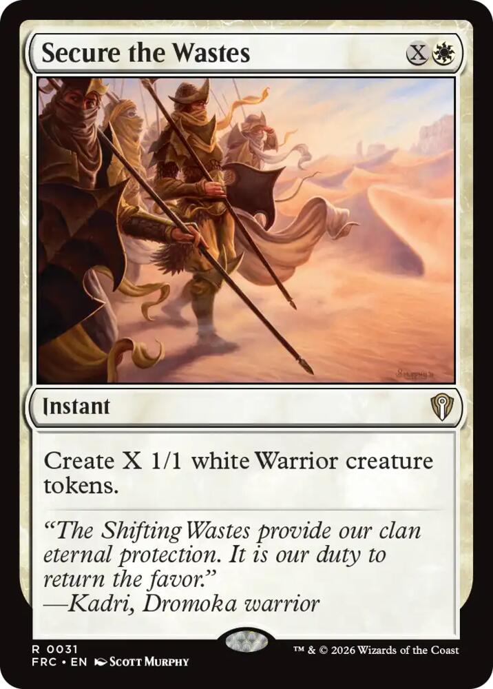 Secure the Wastes (31) [Reality Fracture Commander]