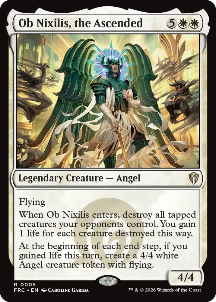 Ob Nixilis, the Ascended (5) [Reality Fracture Commander]