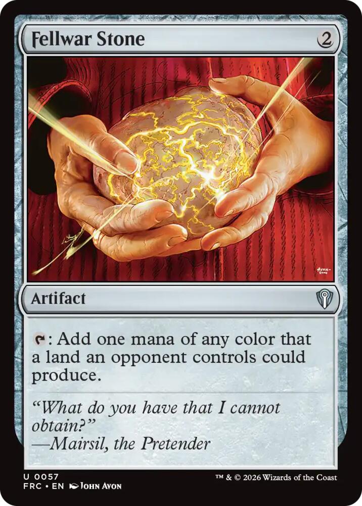Fellwar Stone (57) [Reality Fracture Commander]