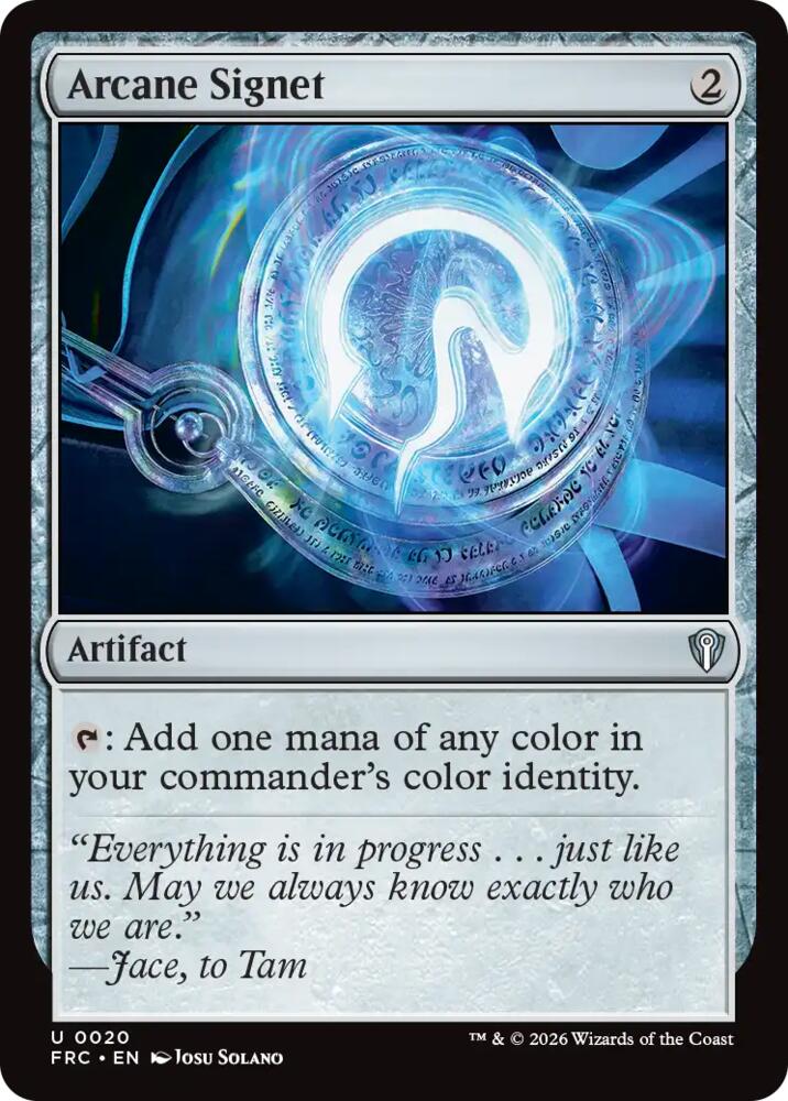 Arcane Signet (20) [Reality Fracture Commander]