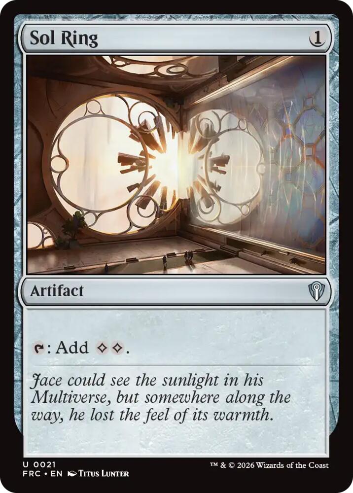 Sol Ring (21) [Reality Fracture Commander]