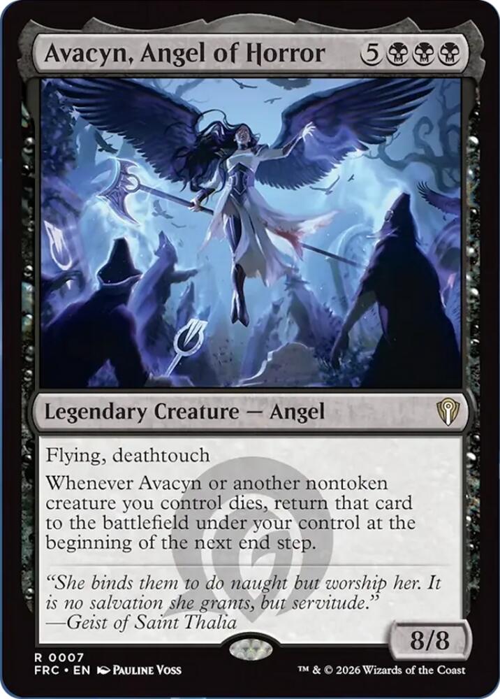 Avacyn, Angel of Horror (7) [Reality Fracture Commander]
