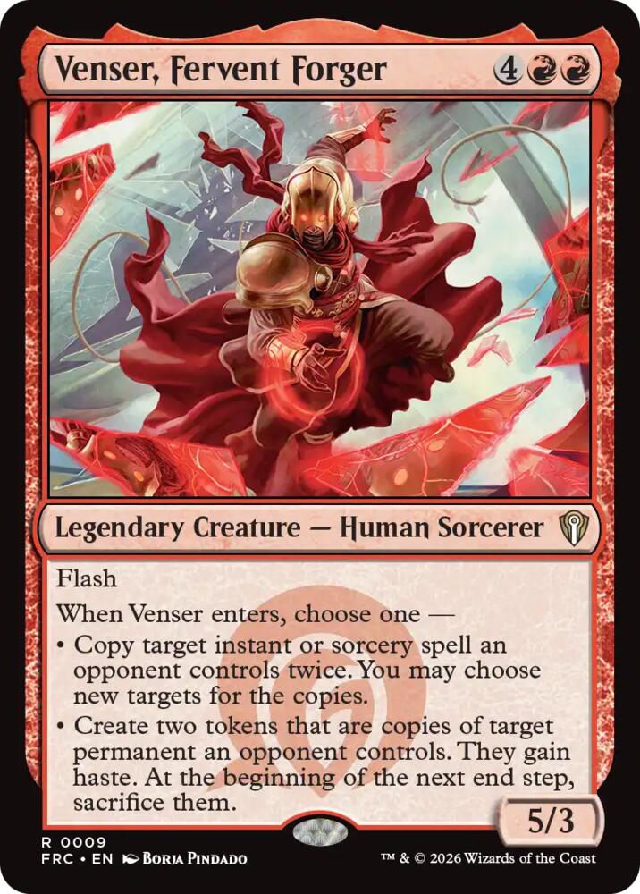 Venser, Fervent Forger (9) [Reality Fracture Commander]