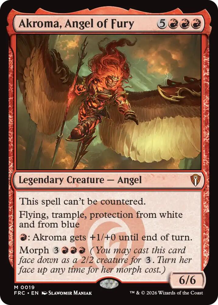 Akroma, Angel of Fury (19) [Reality Fracture Commander]
